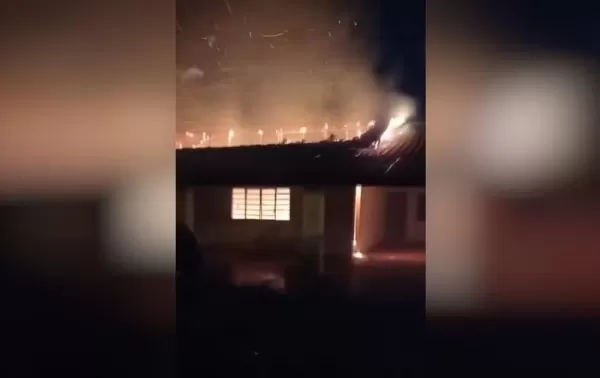 Casa é interditada após incêndio em Águas de Santa Bárbara