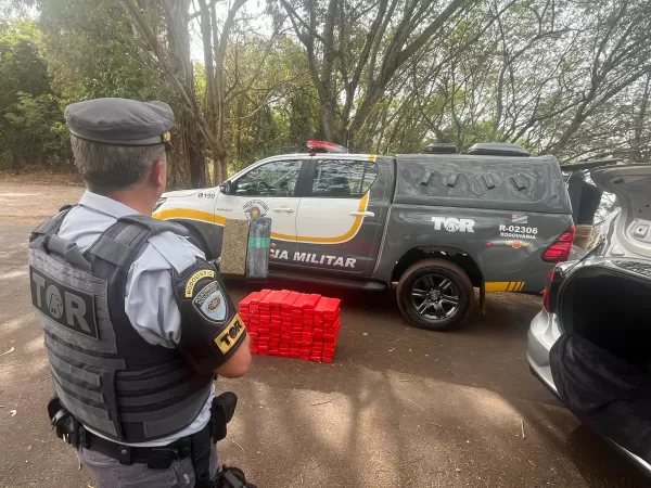 Polícia Rodoviária apreende mais de 100 kg de drogas e prende dois em Chavantes