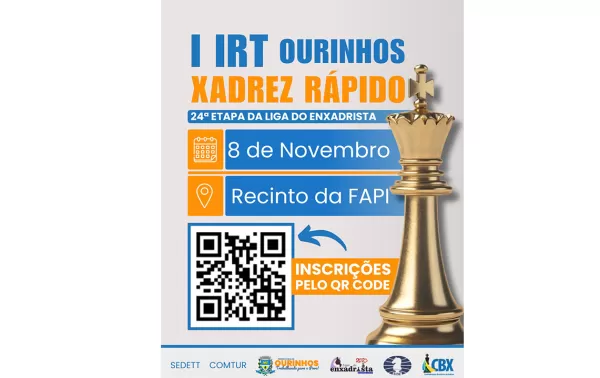 Ourinhos sediará pela primeira vez Liga de Xadrez com Etapa Classificatória para 2025