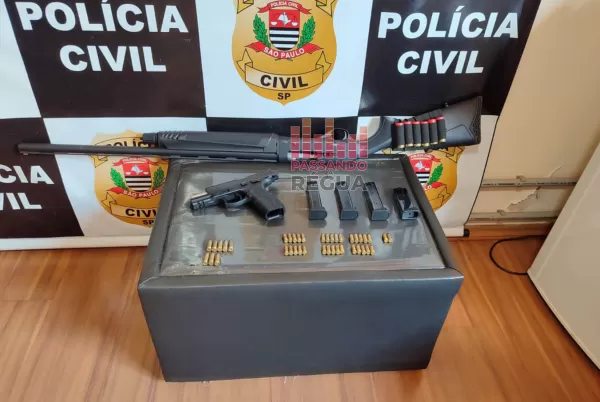 Polícia Civil de Ourinhos prende investigado por posse irregular de arma de fogo em Salto Grande