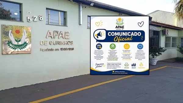 Após repasse da Prefeitura, APAE de Ourinhos retoma atendimentos normalmente nesta quarta-feira, 13