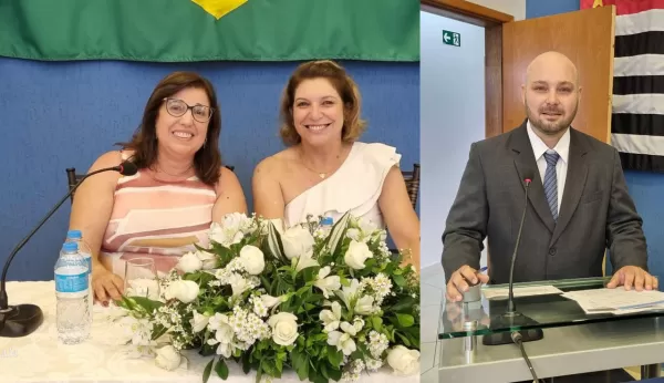 Eliana e Silvana assumem Prefeitura de Ribeirão do Sul; Raphael Nardo é eleito presidente da Câmara