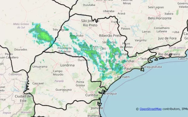 Chuvas não causam estragos em Ourinhos, mas cidade segue em alerta para tempestades