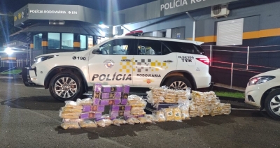 Homem é preso transportando maconha e skunk na Rodovia Orlando Quagliato 