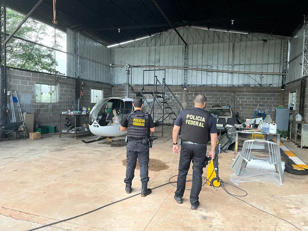 Aeronave usada por quadrilha de tráfico internacional de drogas é apreendida na região 