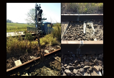 Ladrões de trilho de trem são flagrados em cidade da região 