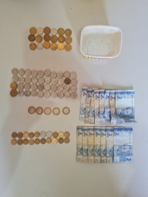 Polícia Militar recupera R$62,50 furtados e prende ladrão em Ourinhos