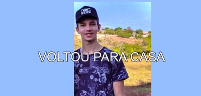 Jovem volta para casa em Joaquim Távora, após ficar dois dias sem dar notícias para família 
