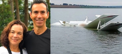 Mãe de César Tralli é uma das vítimas de acidente aéreo na região 
