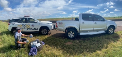 Homem é preso com drogas na caminhonete em Ourinhos