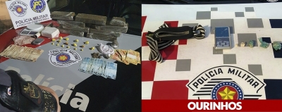 Ações contra o tráfico de drogas na Marcante e no Anchieta terminam com dois presos em Ourinhos 