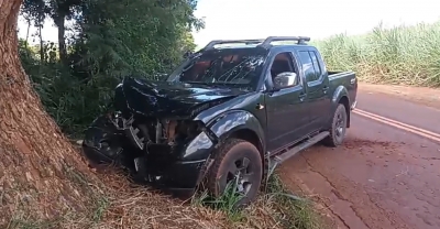  Acidente é registrado em estrada vicinal em Ourinhos 