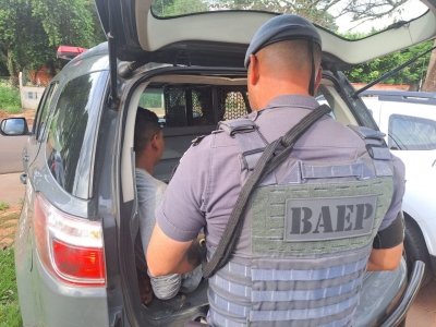 K9 do 13° BAEP prende condenado por furto em Santa Cruz do Rio Pardo