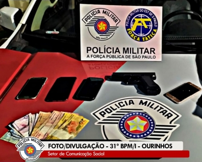 Dupla de Ourinhos é presa após assaltar pizzaria em Chavantes 