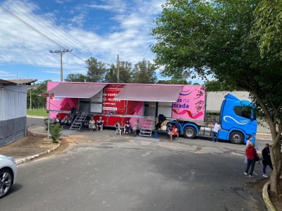 Carreta do Outubro Rosa estará em Salto Grande neste domingo, 15