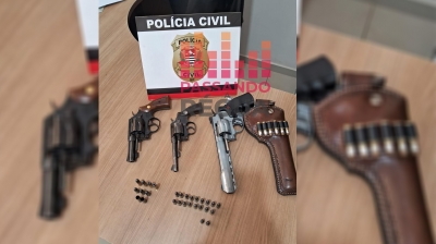 Mulher é presa por posse irregular de arma de fogo em Bernardino de Campos 