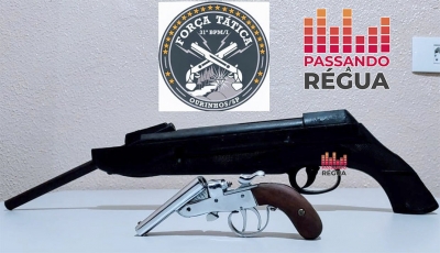 Polícia Militar encontra armas na casa de jovem em Ourinhos