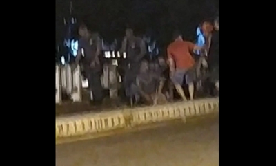 Corpo de Bombeiros e Polícia Militar de Ourinhos evitam suicídio de homem que ameaçou se jogar de pontilhão na Avenida Jacinto Sá 