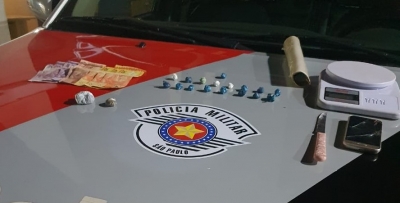 Jovem é preso com drogas no Helena Braz Vendramini em Ourinhos