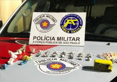 Irmãos adolescentes são detidos com drogas na Vila Sandano 