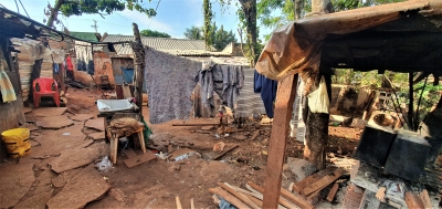 Famílias que vivem em barracos improvisados temem desapropriação e não ter para onde ir em Ourinhos 