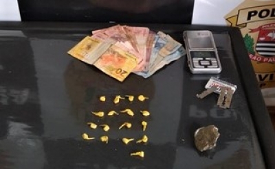 Polícia Civil prende jovem por tráfico de drogas em Chavantes