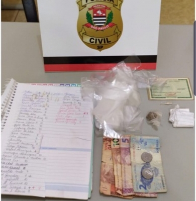 Homem é preso em Salto Grande por tráfico de drogas