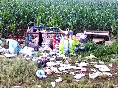 Descarte incorreto de lixo prejudica a coleta municipal em Salto Grande