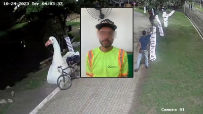 Guarda Municipal identifica e localiza homem que causou danos à iluminação decorativa em Ourinhos