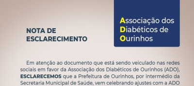 Prefeitura de Ourinhos responde Associação dos Diabéticos, mas não cita repasses atrasados 