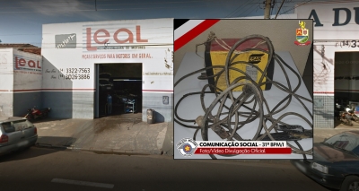 Morador de Marília é preso após furtar oficina em Ourinhos 