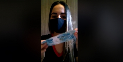 Funcionária de barraca de Yakissoba faz alerta e rasga nota falsa de R$100 em Ourinhos; Veja o vídeo