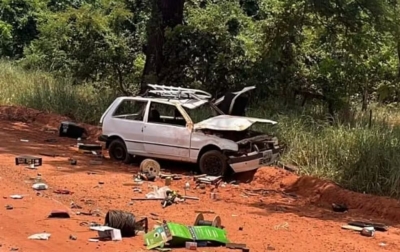 VÍDEO: jovem morre ao ser arremessado após capotar carro em estrada de terra na região 