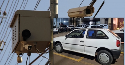 Veículo furtado em Santa Cruz do Rio Pardo só foi recuperado graças ao sistema de videomonitoramento da Prefeitura de Ourinhos 