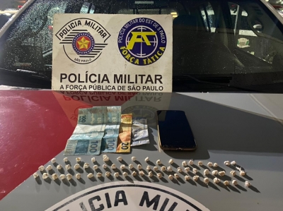 Servente é preso com 65 pedras de crack Ourinhos 