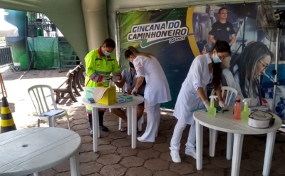 Gincana do Caminhoneiro tem testes de saúde gratuitos em posto na SP-327