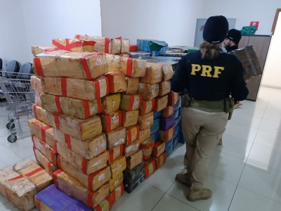 PRF de Ourinhos realiza uma das maiores apreensões de maconha do ano na região