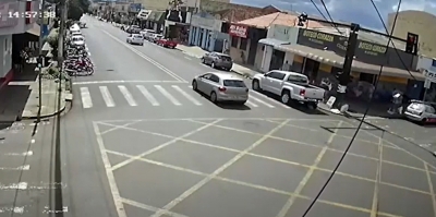 Novas imagens de atropelamento no centro de Ourinhos são divulgadas