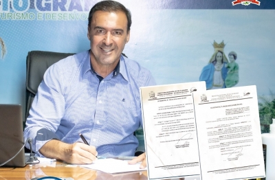 Prefeito de Salto Grande, Mário Rosa, sanciona leis que reajustam salários dos servidores municipais em 15,74% e garante transporte gratuito a estudantes