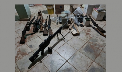 Polícia apreende “arsenal” na casa de dono de motel suspeito de matar funcionário a tiros na região