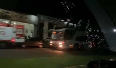 Ônibus de linha é escoltado até a CPJ de Ourinhos, após furto e importunação sexual praticados por passageiros