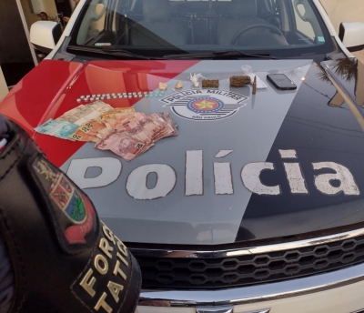 Homem é preso com maconha, crack, cocaína e comprimidos de ecstasy em Ourinhos 
