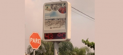 Lins registra 43,5ºC, a maior temperatura da história no estado de SP