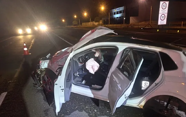 Contador morre ao ser arremessado em capotamento em rodovia da região 