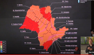 Doria rebaixa região de Ourinhos para fase vermelha 