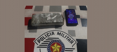 Vendedor é preso por tráfico de drogas em Ourinhos e confessa que tinha vendido tijolo de maconha por R$800