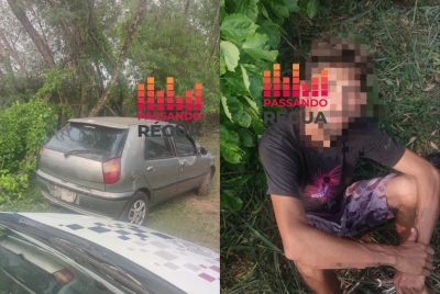 Polícia Militar de Salto Grande detém suspeito e recupera veículo furtado em Ourinhos