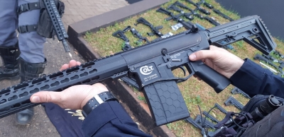 PRF e PMRv apreendem armamento pesado em Ourinhos
