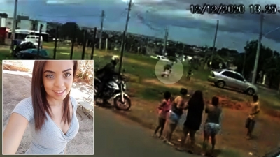 Imagens mostram filho vendo a mãe sendo morta pelo pai em Bauru