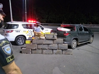 Polícia apreende mais de 280 quilos de maconha em rodovia da região